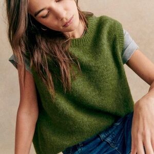 Sezane Samuel Jumper Milan Green XS